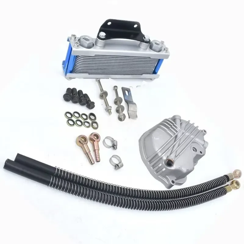 2026 Hot Sale Universal Upgrade Aluminum Motorcycle Engine Oil Cooler Cooling Radiator for CG125 CG150 50CC-200CC