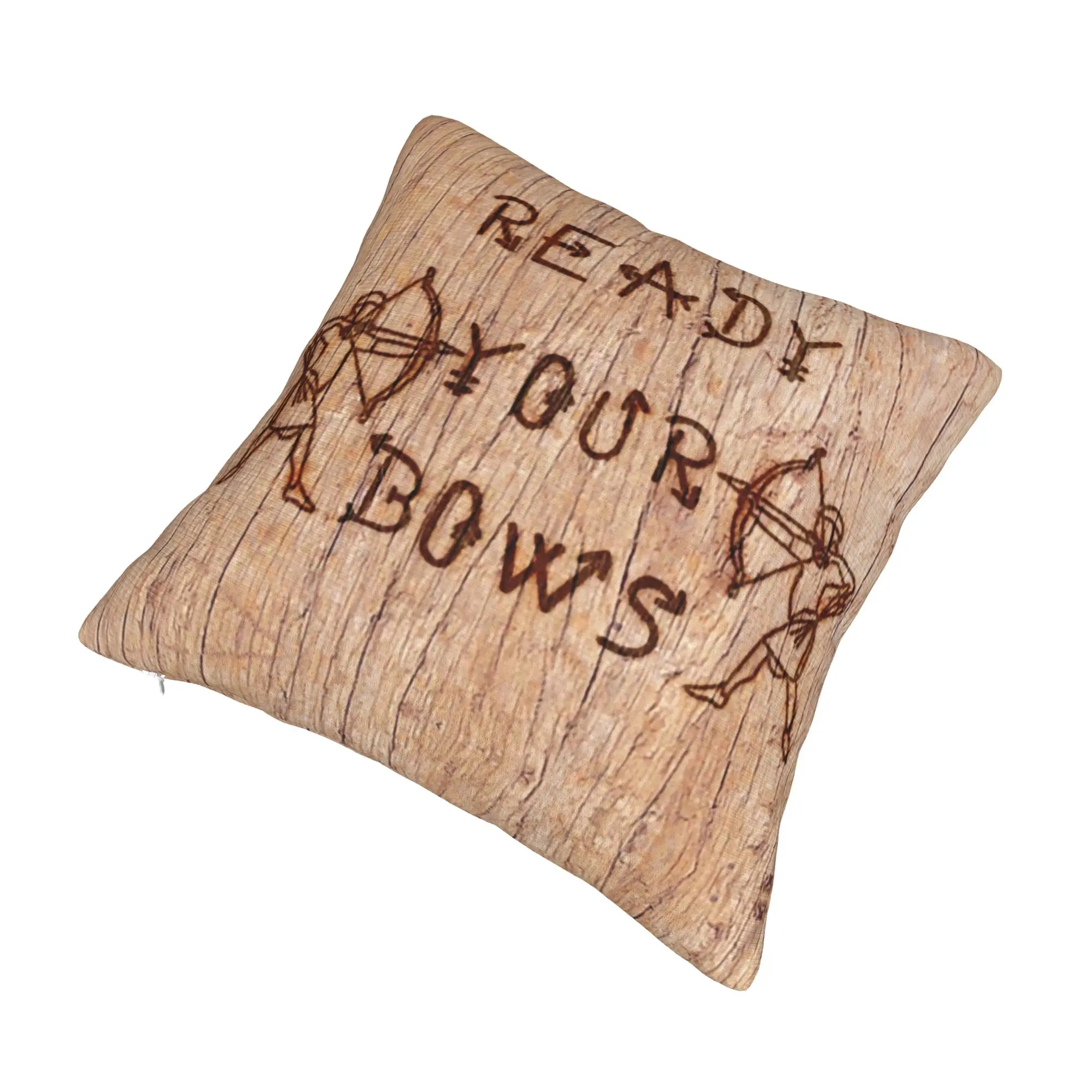 Medieval Warbow Archer Pillow Case 45x45cm Home Decorative Cute Archery Bow Hunting Chair Cushion Square Pillowcase