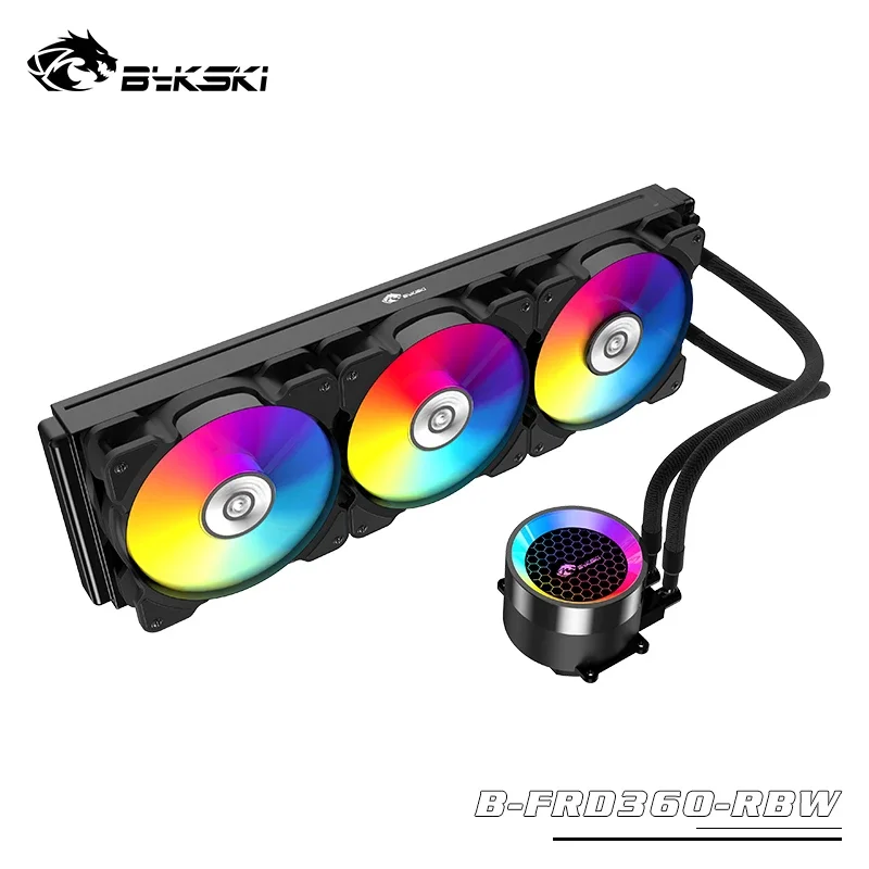 

Bykski AIO 360MM CPU Cooler , Pump+Radiator+ RGB Fan+CPU Block All In One For Intel LGA 775,1366,115X,20XX, AMD All Seires