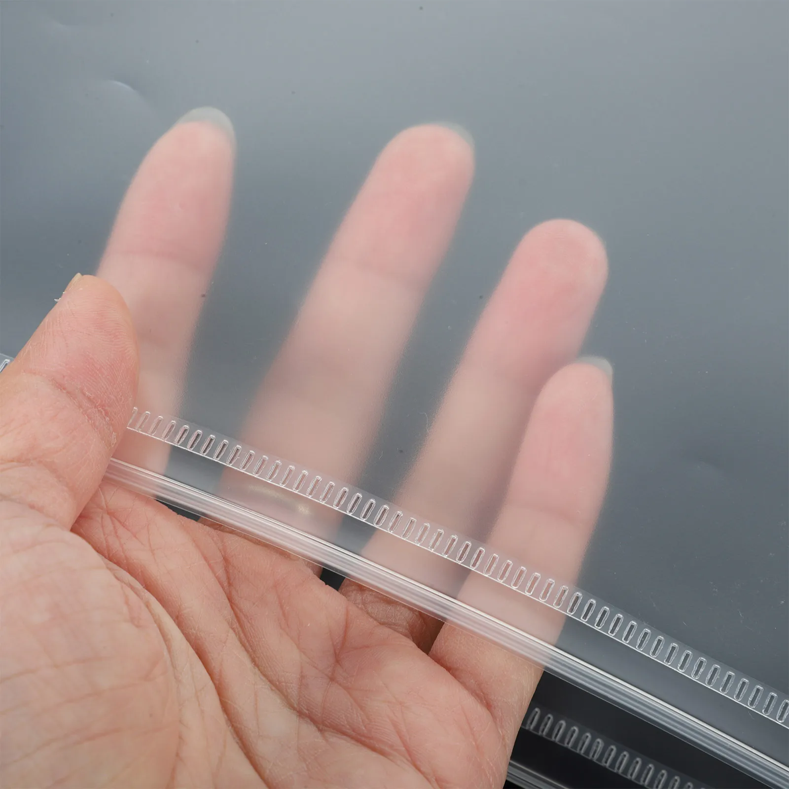 

5 Pcs File Holder Document Folder Clear Test Paper Plastic Bags Pp Envelope Office