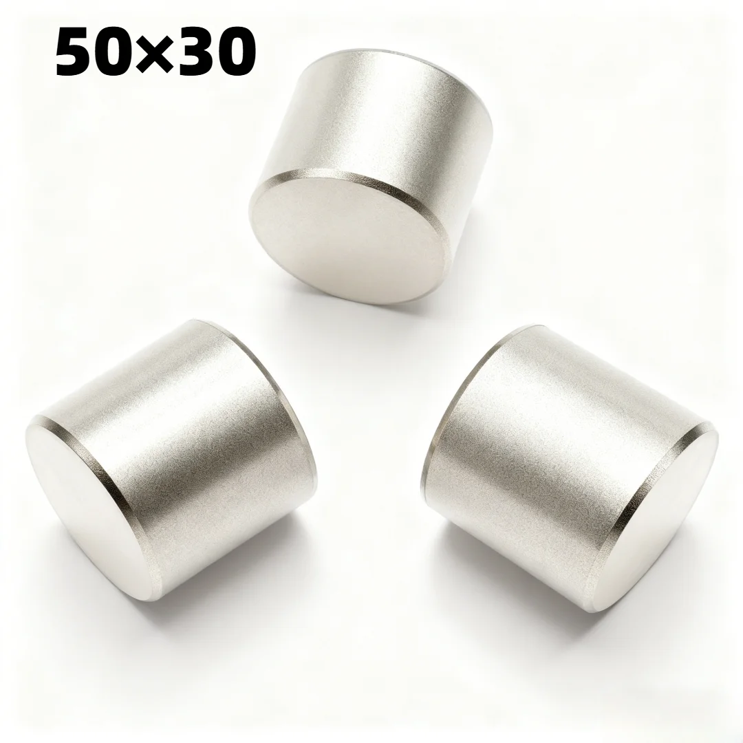 50X30 Super Strong Magnet N35 Round Magnetic NdFeB Neodymium Magnet Powerful Disc imanes Refrigerator Magnets