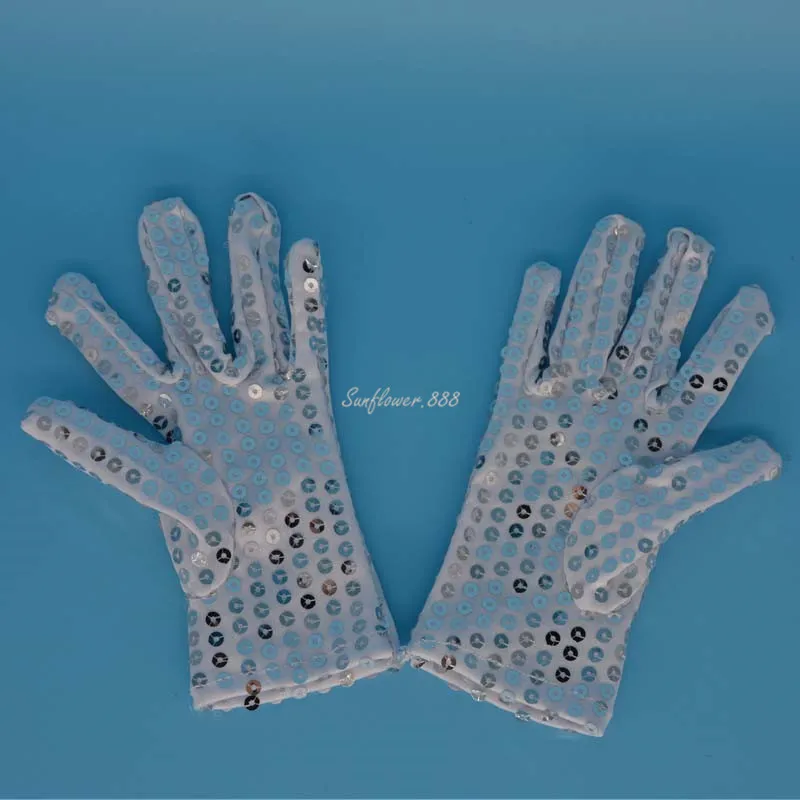 10 Paar Pailletten-Handgelenk-Handschuhe für Jungen und Mädchen für Kinder, Bühnenshow, Partykleid, Tanz, Maskerade, Halloween