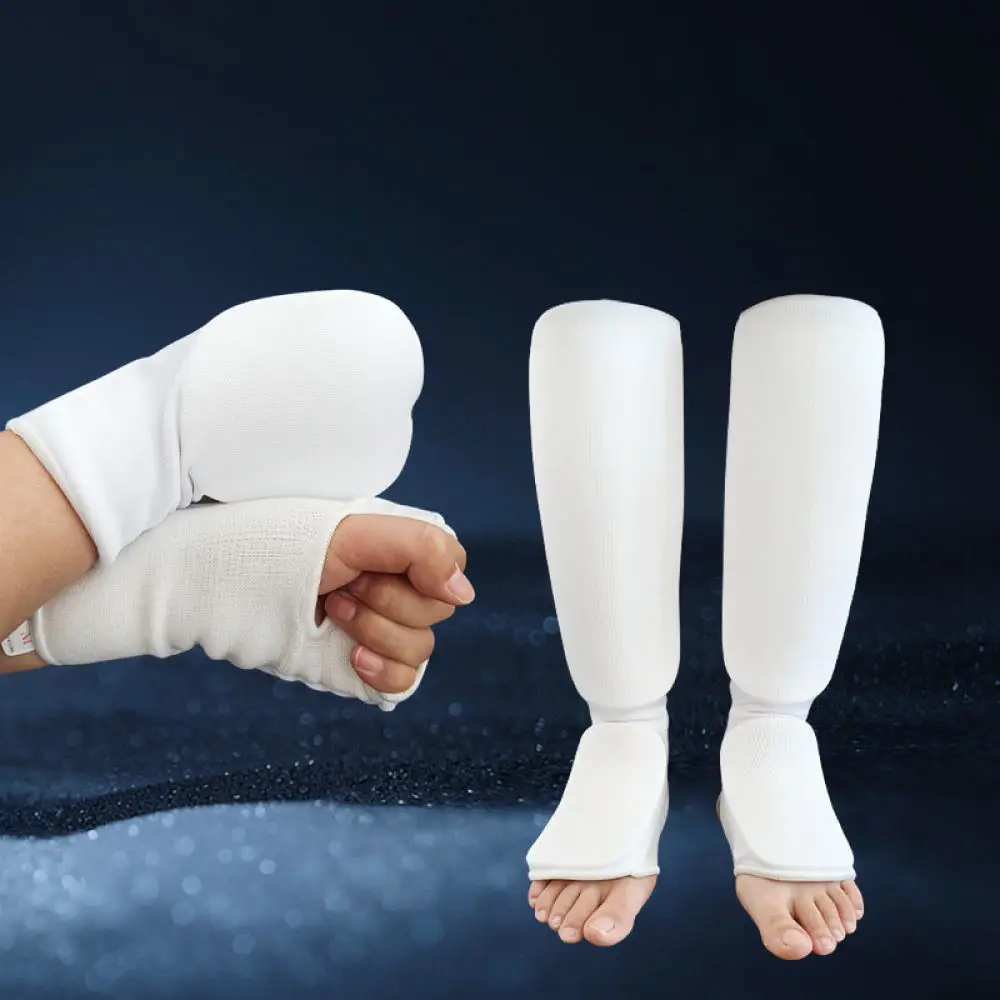 Lightweight Shin Instep Pads For Rongduoduo Martial Arts Karate MMA Taekwondo Fighting Sanda Training Armor