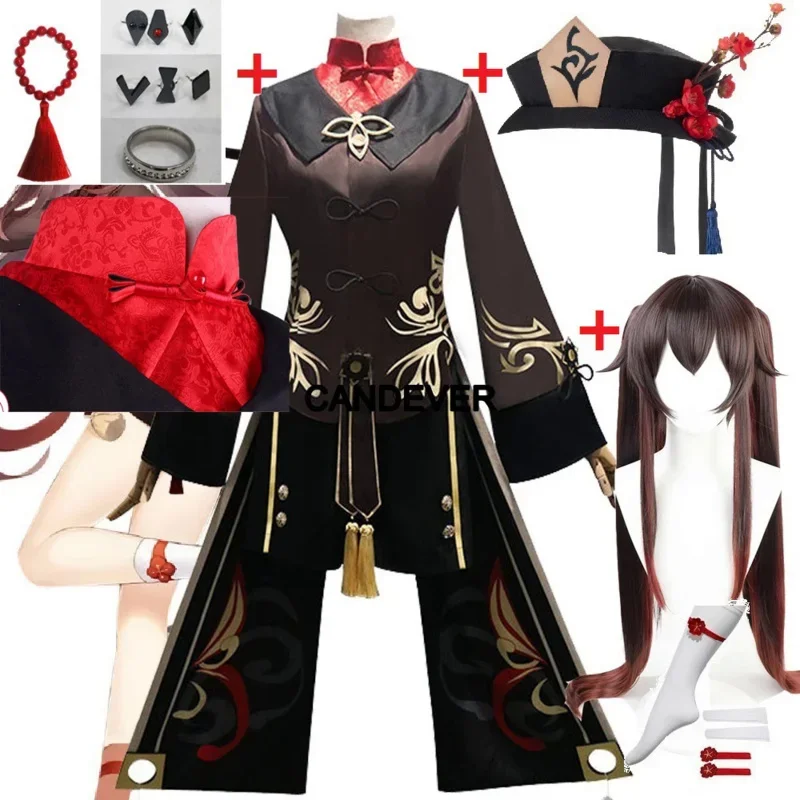 Girls Kids children Genshin impact Hu Dai cosplay huboy costume withgs anime game suit outfits uniforms women ri M20