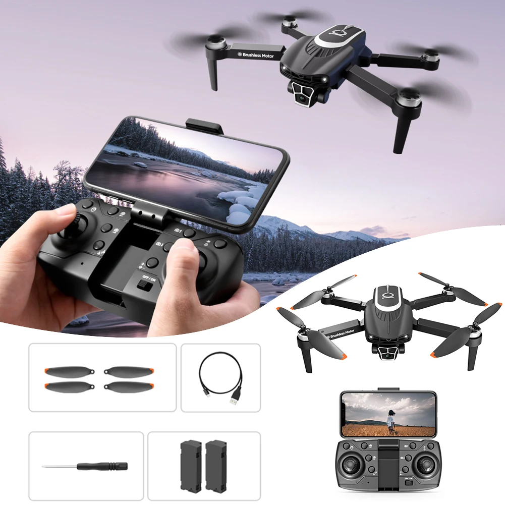 

Foldable Aerial-Drone With Gimbals Multifunctional Quadcopters Camera Toys Gift For Friend Family