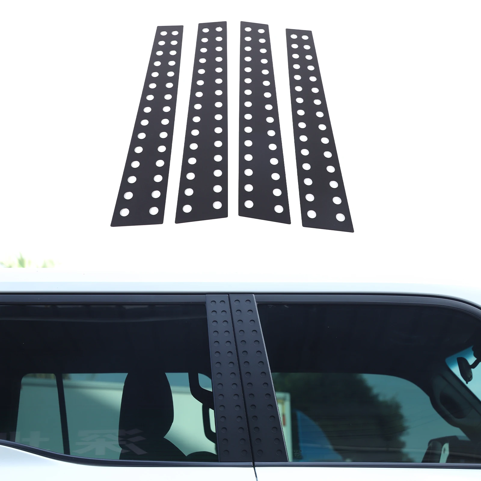 

Aluminum alloy Center Column Honeycomb Trim Panel for 2024 Toyota Prado Automotive Exterior Accessories