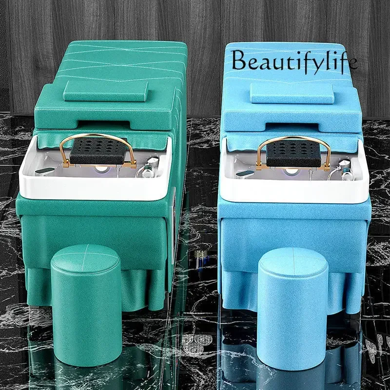 X Thai Head Therapy Bed Shampoo Bed Barber Shop Beauty Salon Fumigation Water Circulation Shampoo Massage