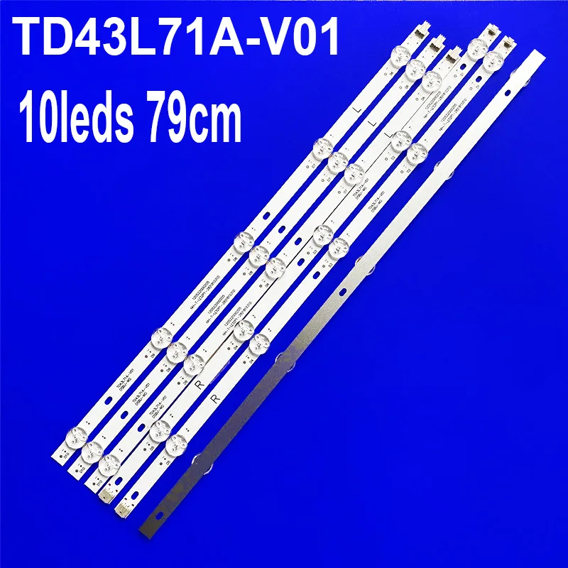 

Светодиодная лента подсветки 10LED для Atvio TD43L71A-V01 ATV-43SM HITEC HT-LED43DTV