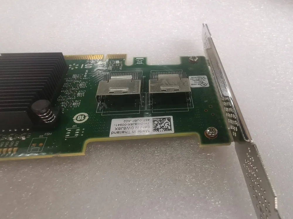 Placa controladora LSI SAS 9210-8i 8 portas 6 Gb/s PCIe HBA RAID SATA = 9211-8I 9220-8I