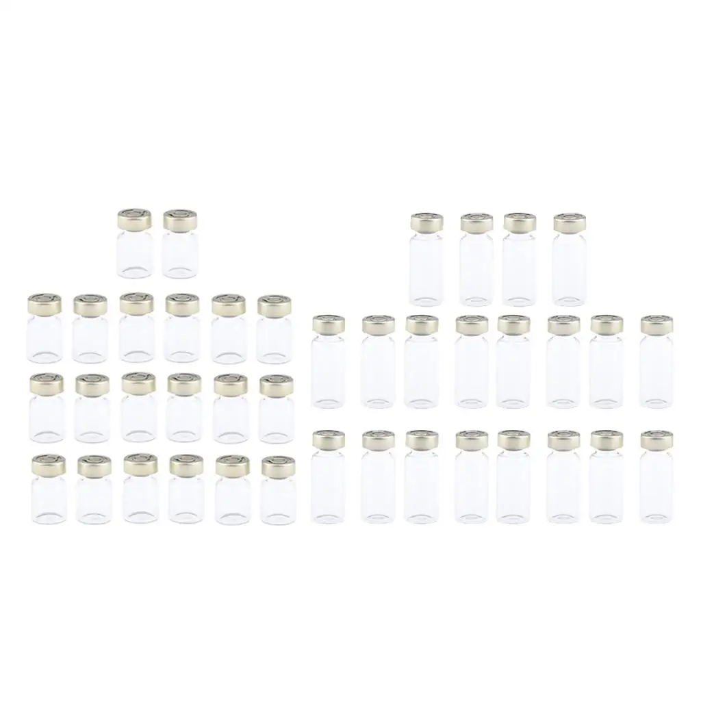 Empty Sealed Sterile Vials Glass Cosmetic Container Disposable Vial for Beauty Salon Essential Oils Perfume Oils