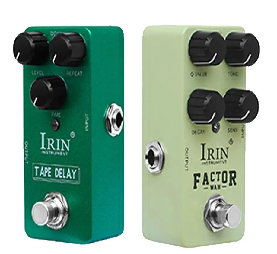 

IRIN Electric Guitar Effect Pedal TAEPE DELAY | FACTOR WAH Guitar Effect Pedal Mini Single-block Effect Pedal True Bypass