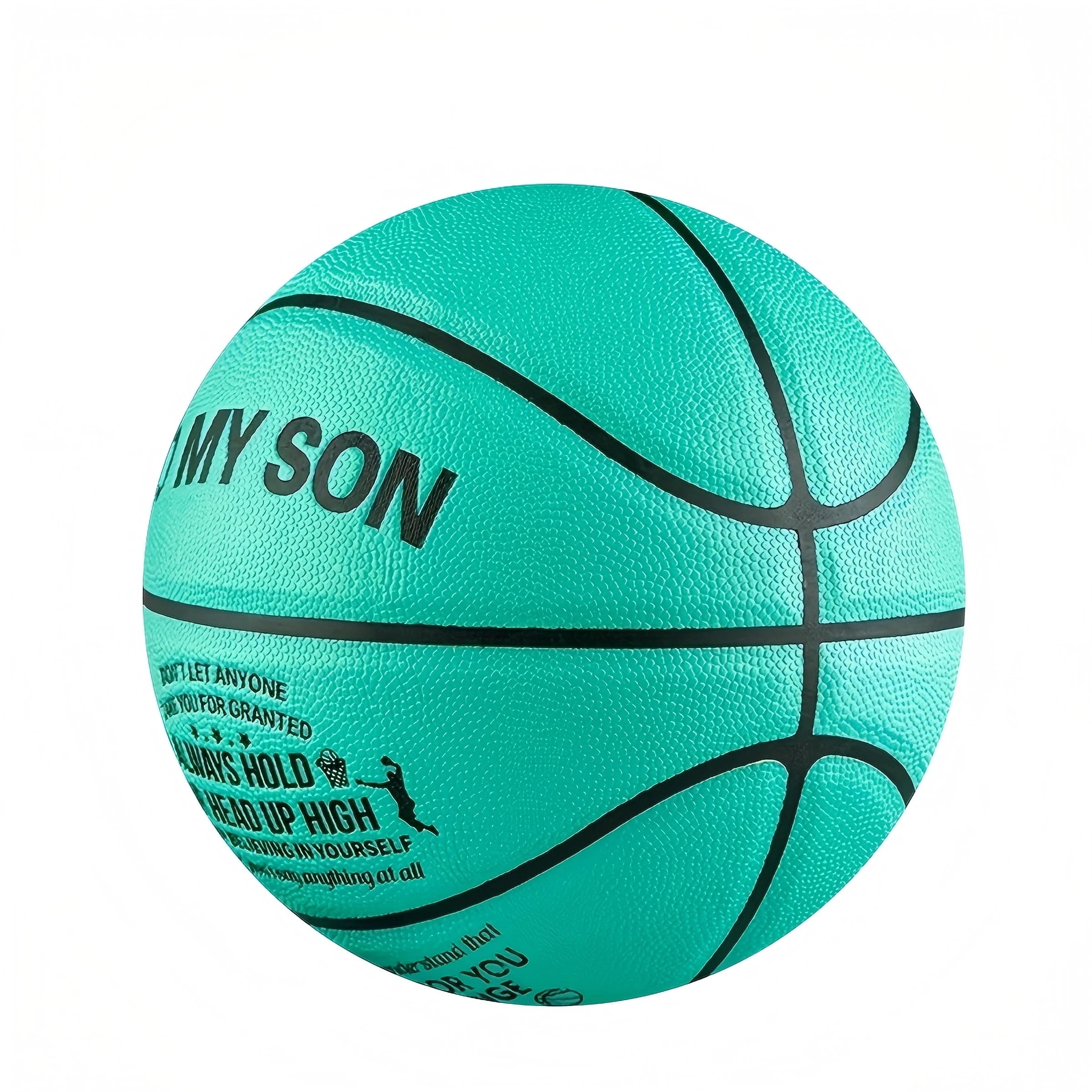 To My Son - I Love You To The Moon And Back - Basketball Light Blue