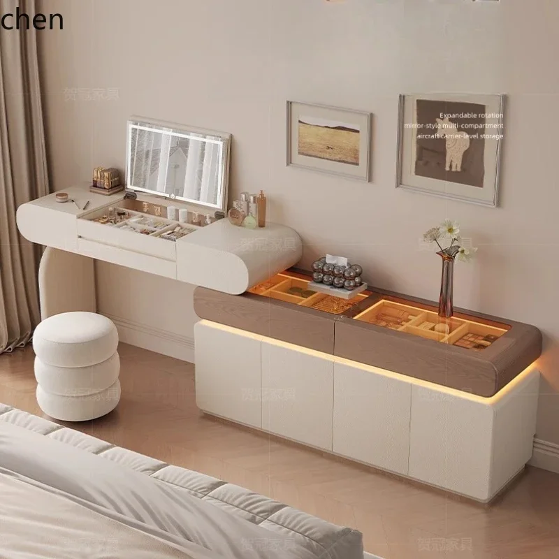 C6.15 solid wood clamshell dresser, high-end master bedroom chest, integrated dresser, locker