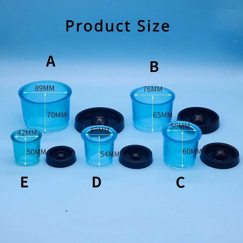 Dental Laboratory Blue Plastic Embedding Ring Dentist Wax-embedded Circle Centrifugal Casting Cup With Base