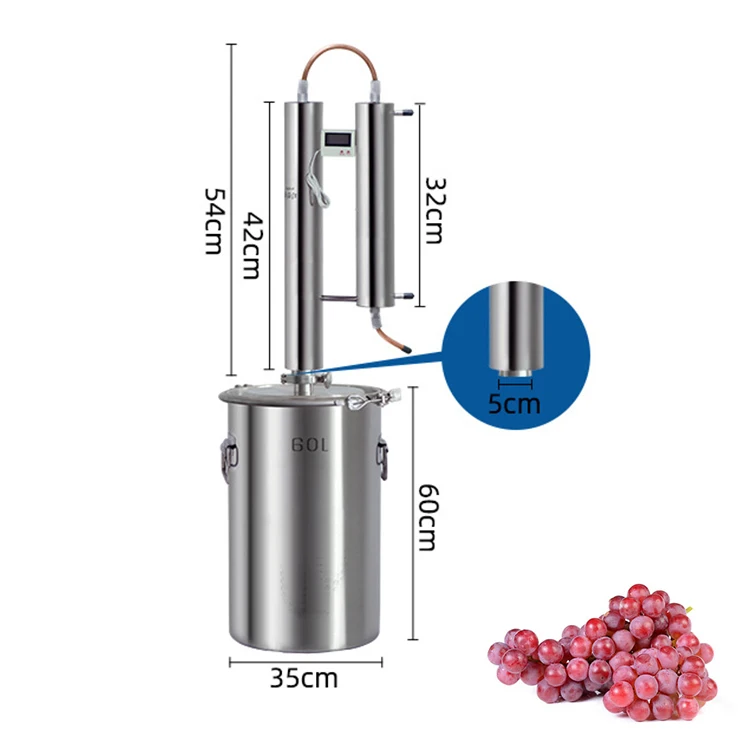 Professional home alcohol distiller distillation equipment home alcohol wine home distiller