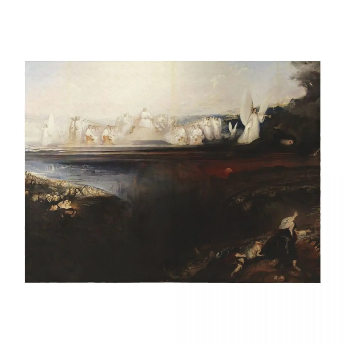 

The Last Judgement - John Martin - 1853 Throw Blanket warm for winter Winter beds for babies anime Blankets