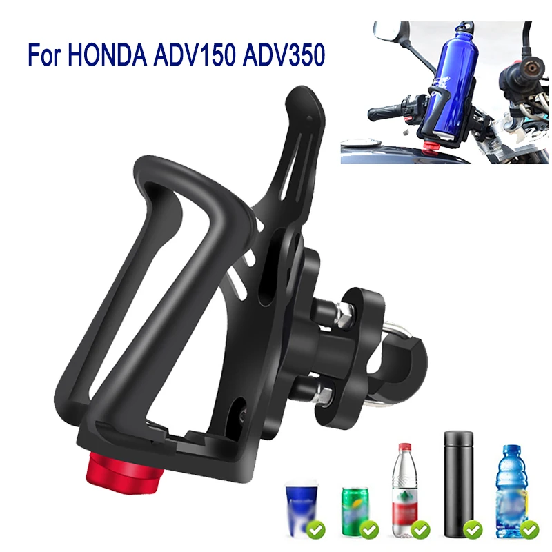 

For HONDA ADV150 ADV350 ADV 150 ADV 350 Accessories Beverage Water Bottle Cage Support Drink Cup Holder Stand Moto