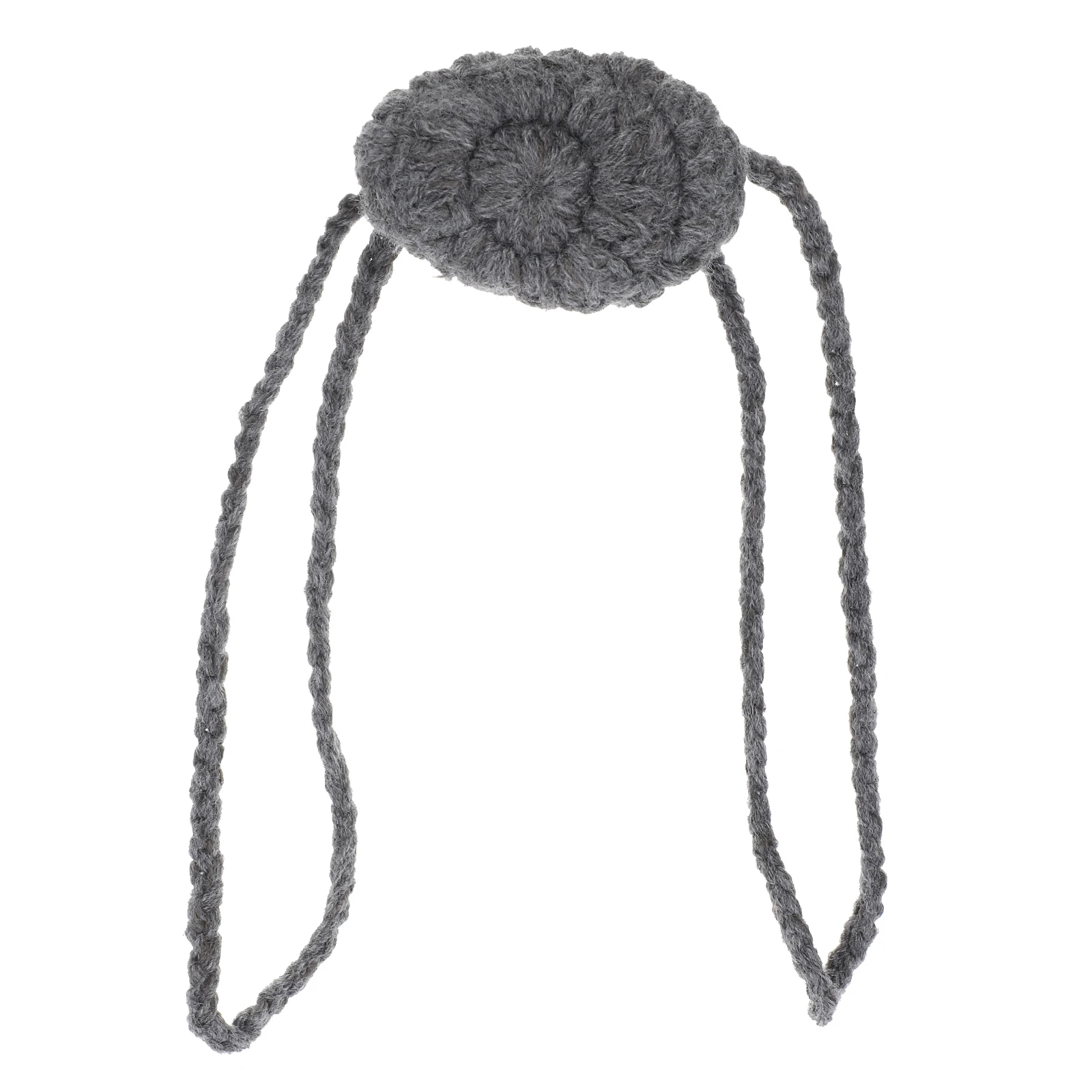 

Nose Warmer Handmade Wool Weaving Mask Grey Breathable Dust Windproof Outdoor Sports Nasal Cover Craft Sewing Accessory