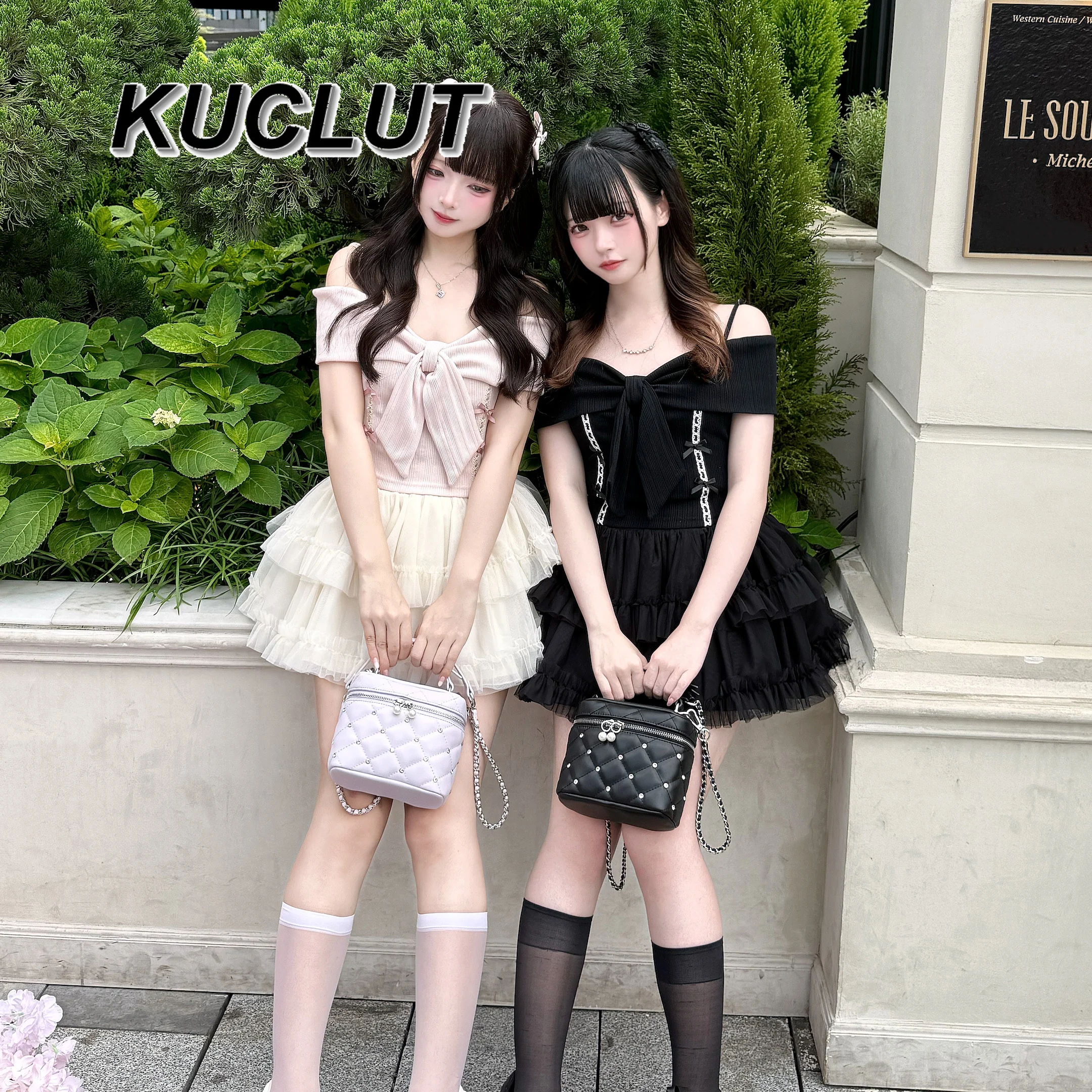 Süße süße lässige Miniröcke für Frauen, schwarz und weiß, japanisches Erwachsenen-Original-Design, klarer Stil, hoher Taillenrock, Femme