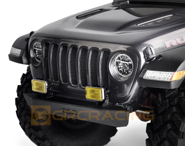 GRC Pro Version Spotlight RC Fernbedienung Modellauto mit galvanisiertem Reflektor Suchscheinwerfer 20 mm rechteckiger Scheinwerfer G157UY – Detail 24