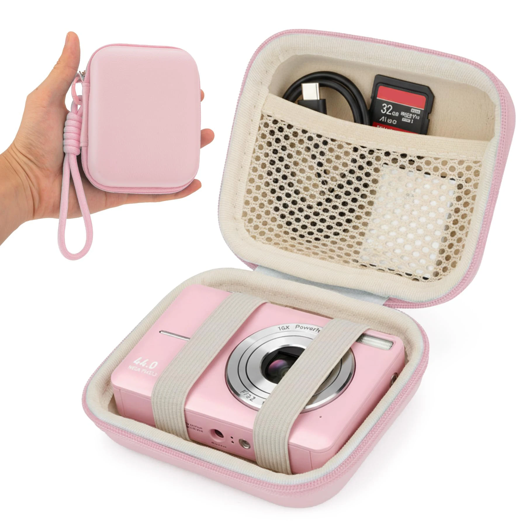 Étui pour appareil photo numérique, sac de protection rigide en EVA pour KODAK PIXPRO FZ55 FZ45, petit accessoire de voyage compact pour appareil photo