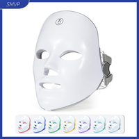 7-in-1 LED Light Therapy Mask Wireless Red Light Therapy Face Mask USB Rechargeable for Skin Repair Anti-Aging and Face Care