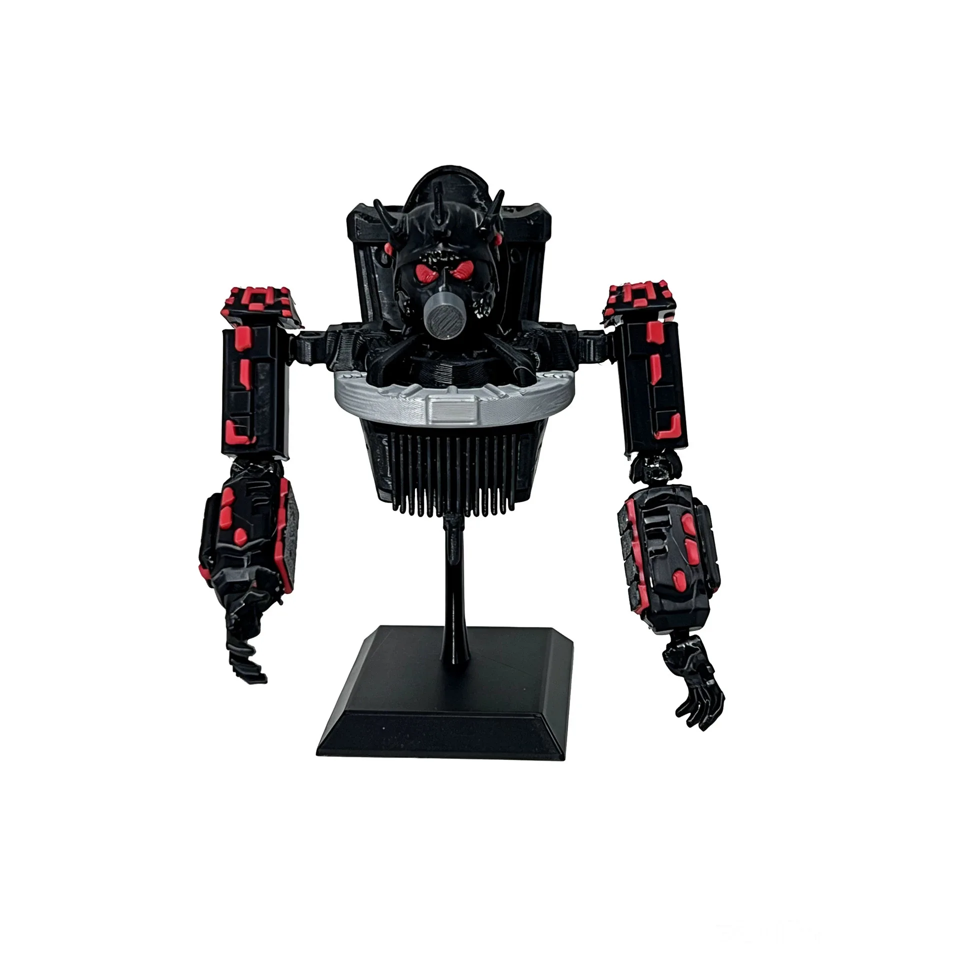 Skibidi Toilet vs Camera Man 3D Printed Astronomical Dominator Toilet Man Toy Figure Desktop Ornament Collectible Gift for