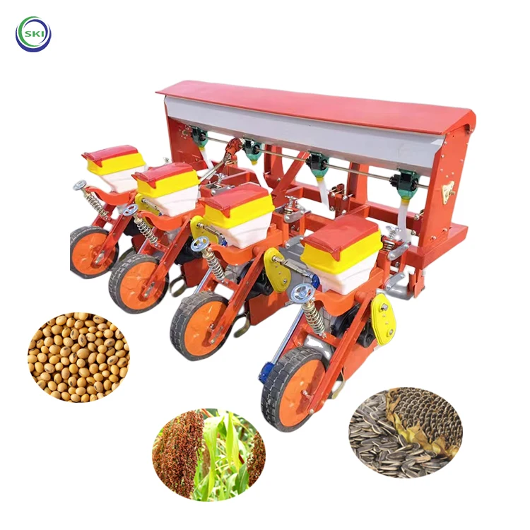 Sunflower Suspension Seeder Six Row Suspended Corn Precision Seeder Planting and Fertilizing Machinery