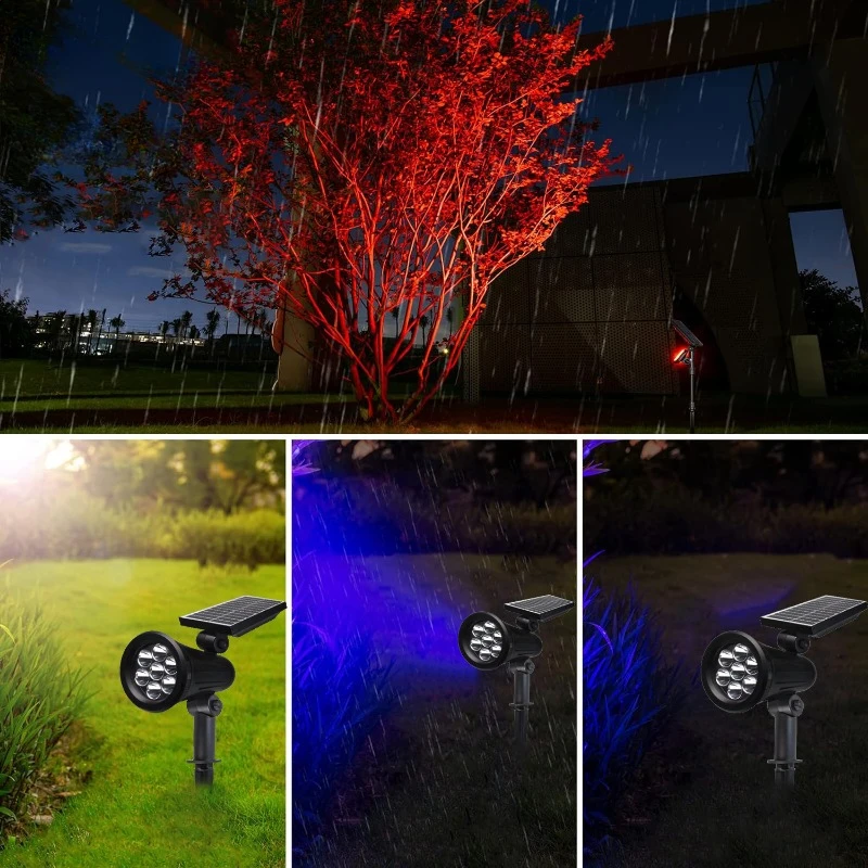 

Outdoor Solar Lights, Solar Lights Outdoor Waterproof Garden Patio Spotlight Spotlight Pathway Landscape Lighting Wall Lights