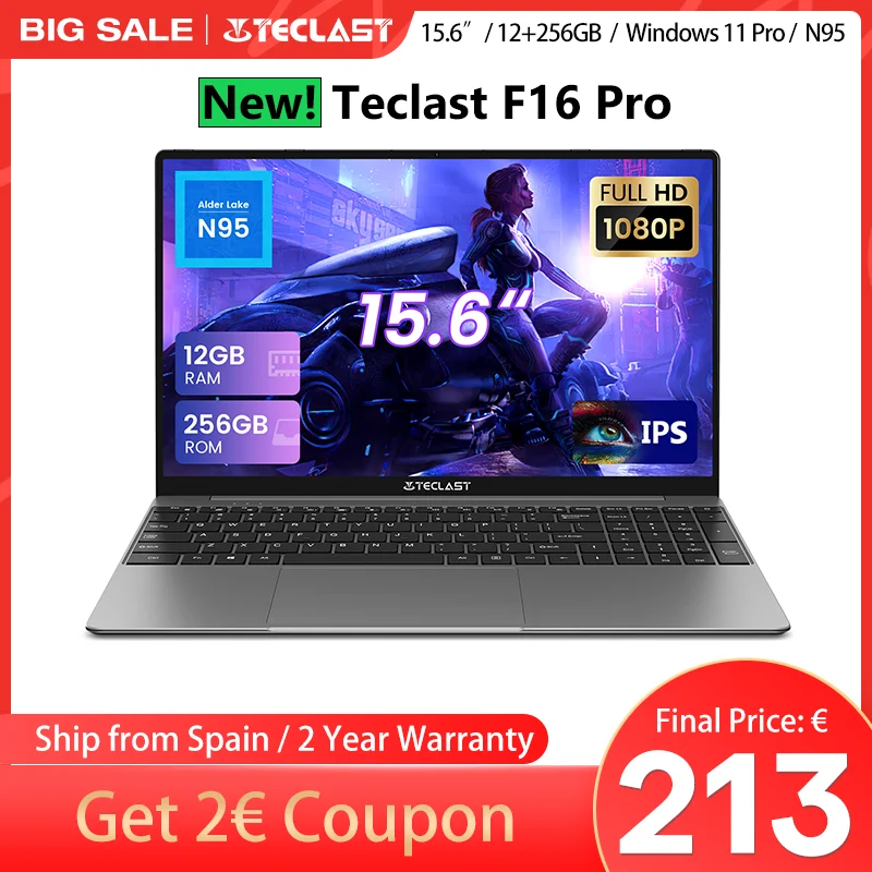 Teclast F16 Pro 15,6 cal – nowy plus notebook dla pracy, nauki i rozrywki w 2025 roku