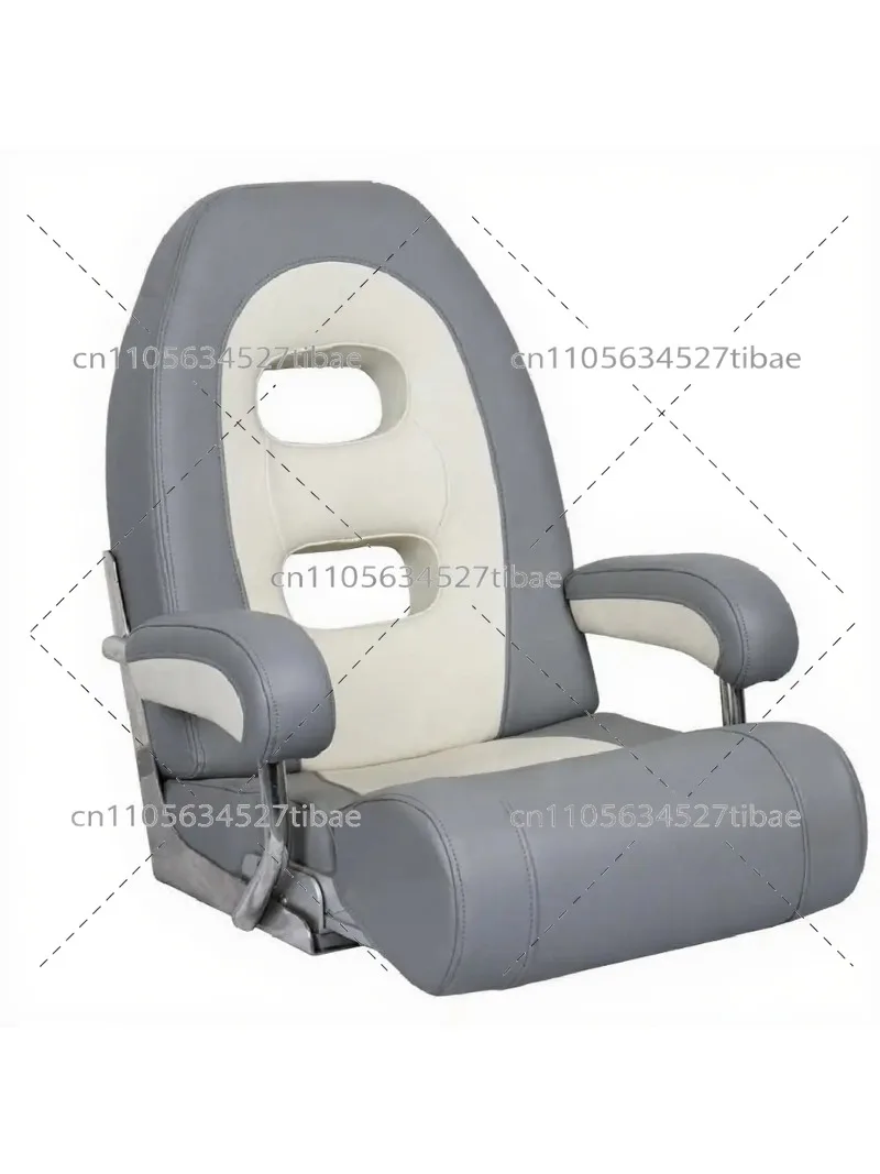 Deluxe Marine Pilot Boat Seat Waterproof Sunscreen Soft Cushion for Yacht Driving