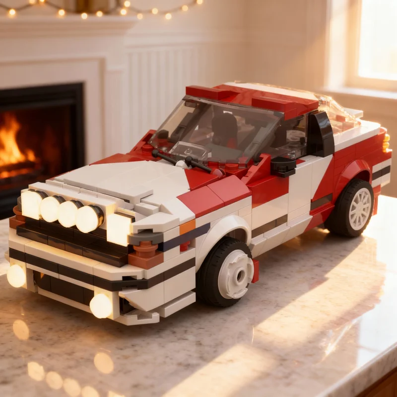 

586pcs MOC Toyota Celica GT Four Gen ST Spirit City Champions Model Building Blocks Toys Construction Christmas Gift Birthday