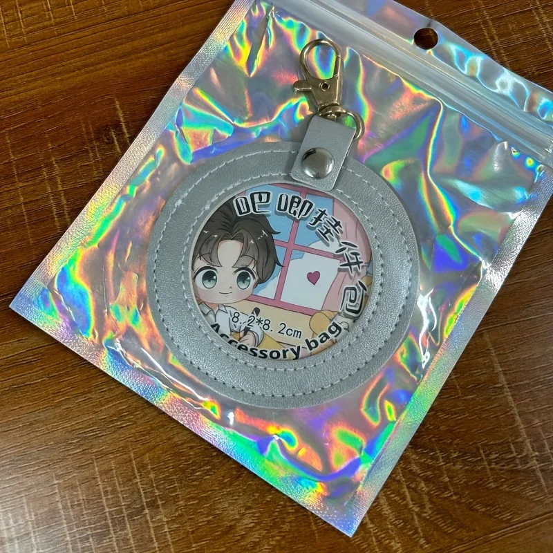 Bar protection cover pendant pain bag for outdoor transparent storage display circular peripheral badge pendant bag storage bag