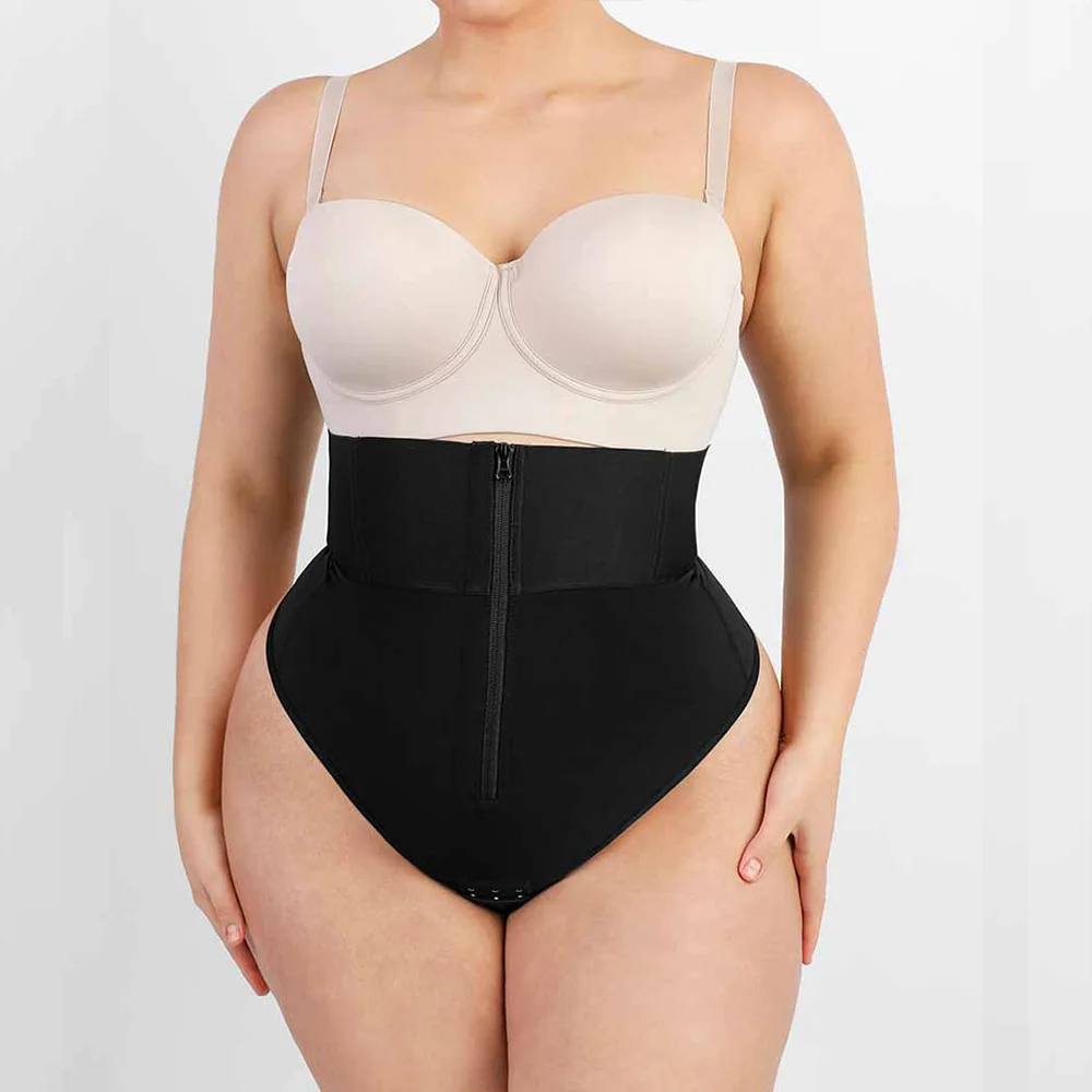 Podnośnik do pośladków z wysokim stanem seksowne stringi damskie majtki modelujące brzuch gorset Waist Trainer modelowania Push Up gorset z płaskim brzuchem duży tyłek