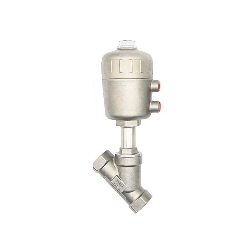For 304 Stainless Steel, Pneumatic Threaded Angle Seat Valve, Pneumatic Threaded Angle Seat, Internal Threaded Angle Seat