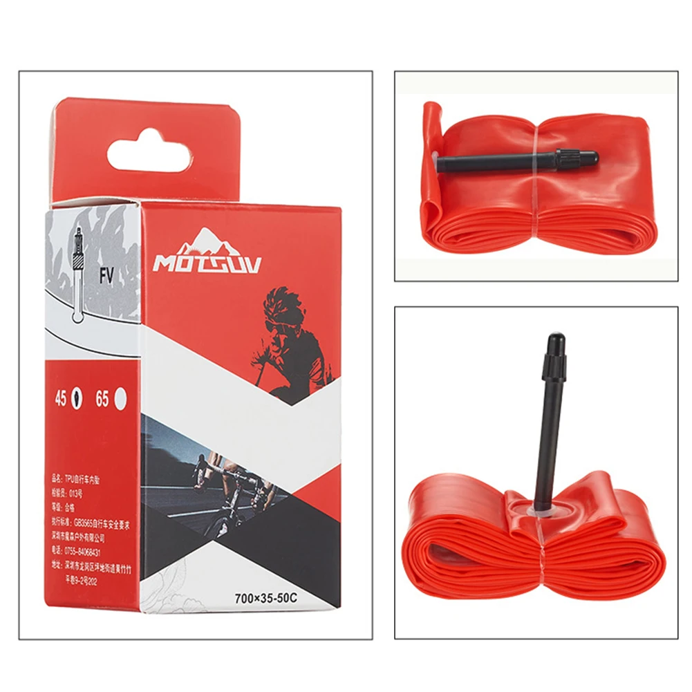 

700C X 35-50C/29 Inch Ultralight Bike Inner Tube with 45mm/65mm Valve Bicycle Inner Tube Road MTB Bicycle TPU Inner Tire