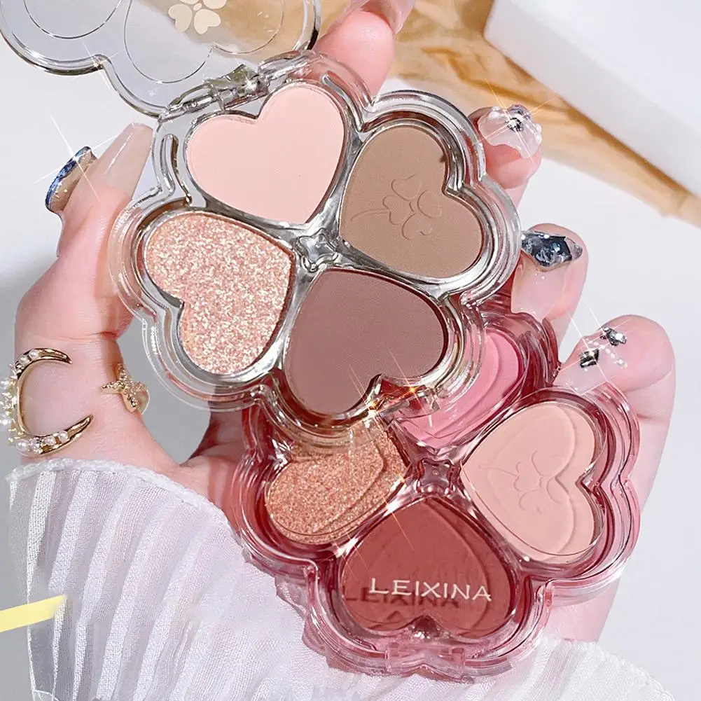 Eye Makeup Pearlescent Highlight Dreamy Eye Makeup Clover Eyeshadow Palette Eye Shadow Eyeshadow Palette Makeup Trimming Blush