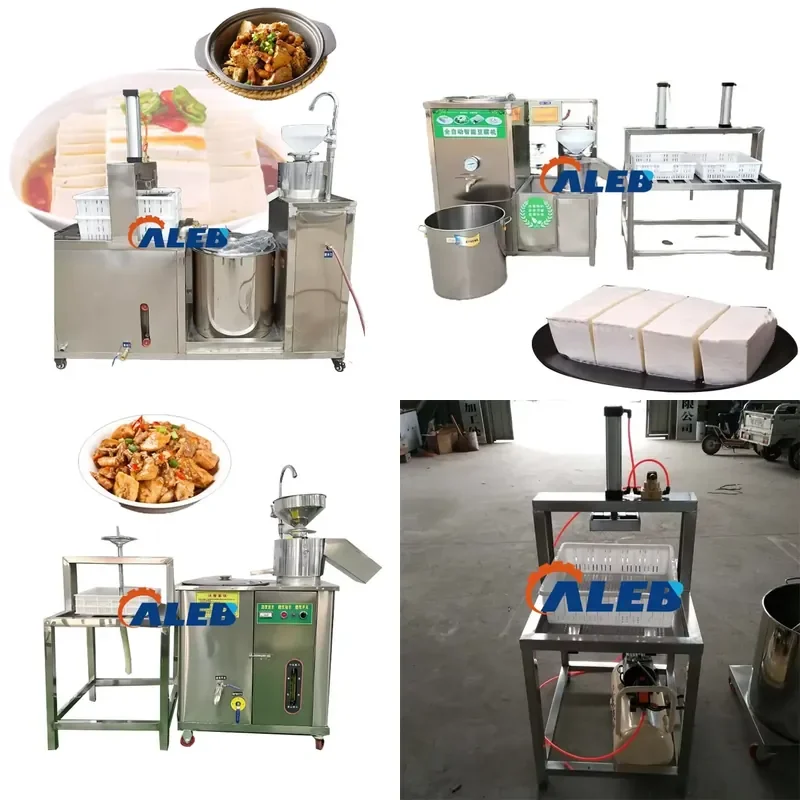 SFW Certificate Easy to Operate Tofu Making Machine Tofu Pressing Machinery Soy Milk Grinding Maker Tofu Making Machine