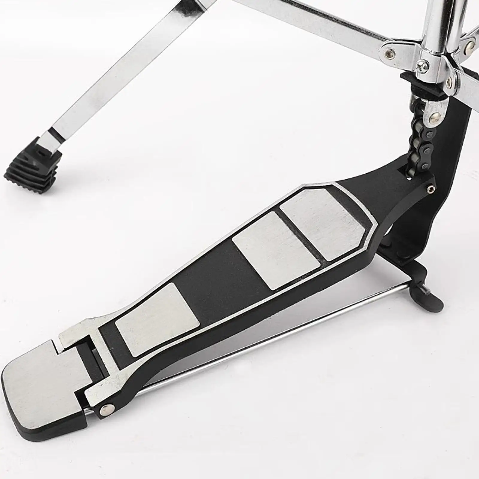 Portable Hi Hat Cymbal Stand Chain Drive System Drum Kit Holder for Band Practice and Performance
