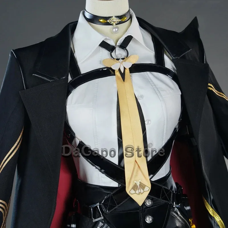 Sky06 ZZZ Agent Evelyn أزياء تنكرية شعر مستعار Chevalier Game Zenless Zone Zero ملابس موحدة للهالوين أنيمي كوسبلاي للحفلات W66lU&
