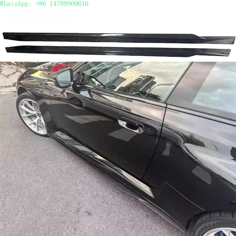 Complete OEM Facelift Conversion & Custom BuildG87 M2 R44 Style High Quality Dry Carbon Fiber Side Skirt Side Bumper Lip Splitte