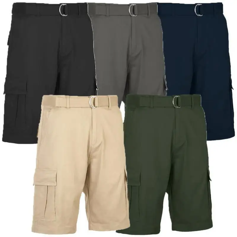 

Men's Belted Elastic Waisand Cotton orts Set Large Size Spring Ciwalk Faionable Comfortable Breathable Long Pants