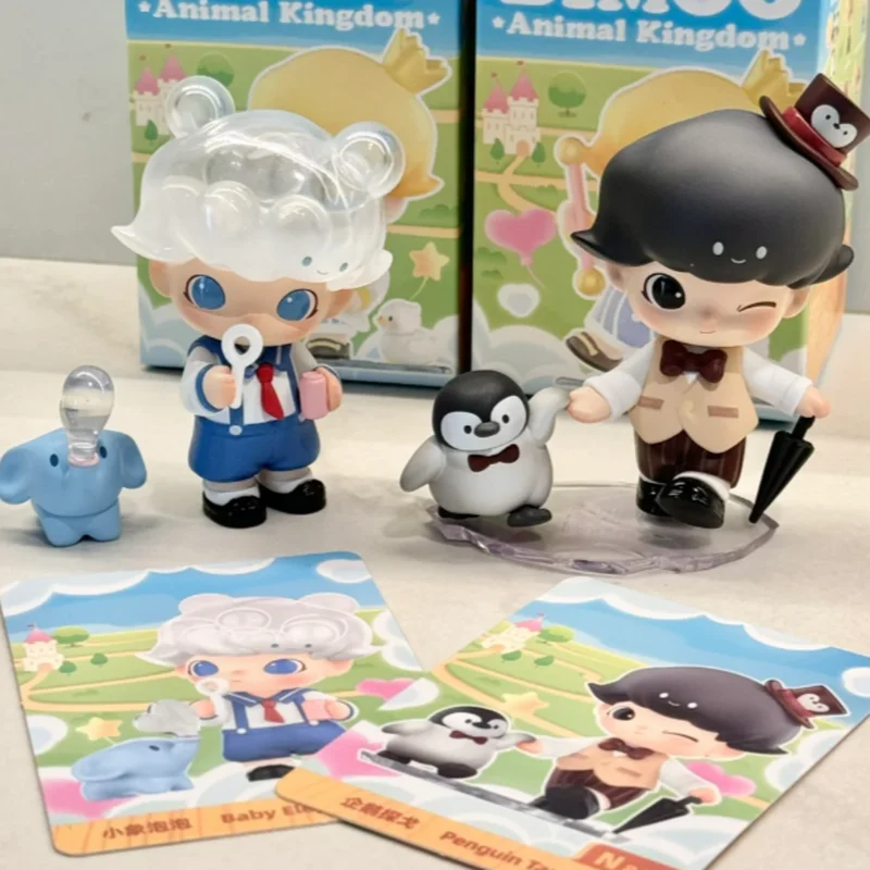 

Popmart Dimoo Animal Kingdom Series Blind Box Cute Collectible Figure Desktop Surprise Mystery Box Girls Customized Toy Gift