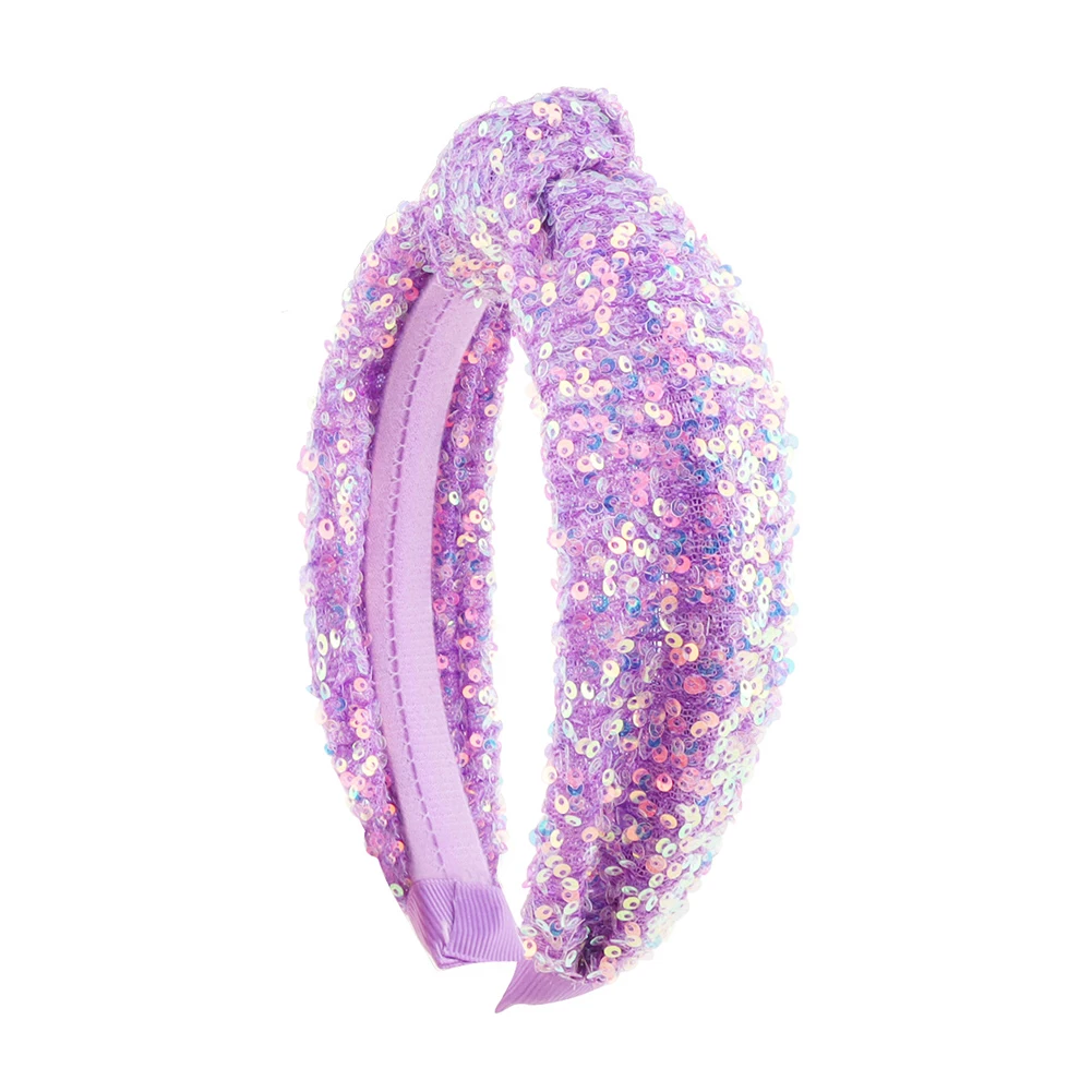 

Comfortable Hair Accessory For Daily Use Comfortable Headwear Colored Sequins Headband All-Day Wearing Comfort