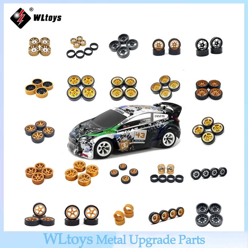 Upgrade RC Car Spare Parts Large Tires Widening Tires for HGD1 MINI-Q MINI-D MINI-Z DRZ 1/28 Wltoys 284131 K969 K979 K989 P929