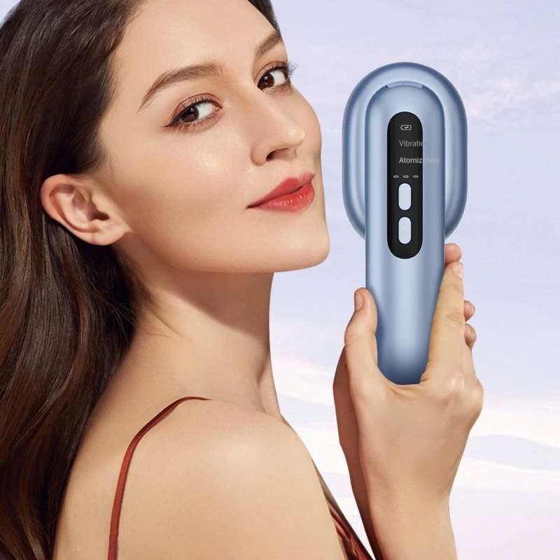 Electric Scalp Massager Comb – Hair Growth & Care Vibration Mist Comb with Red Light Therapy and Essential Oil Diffuser