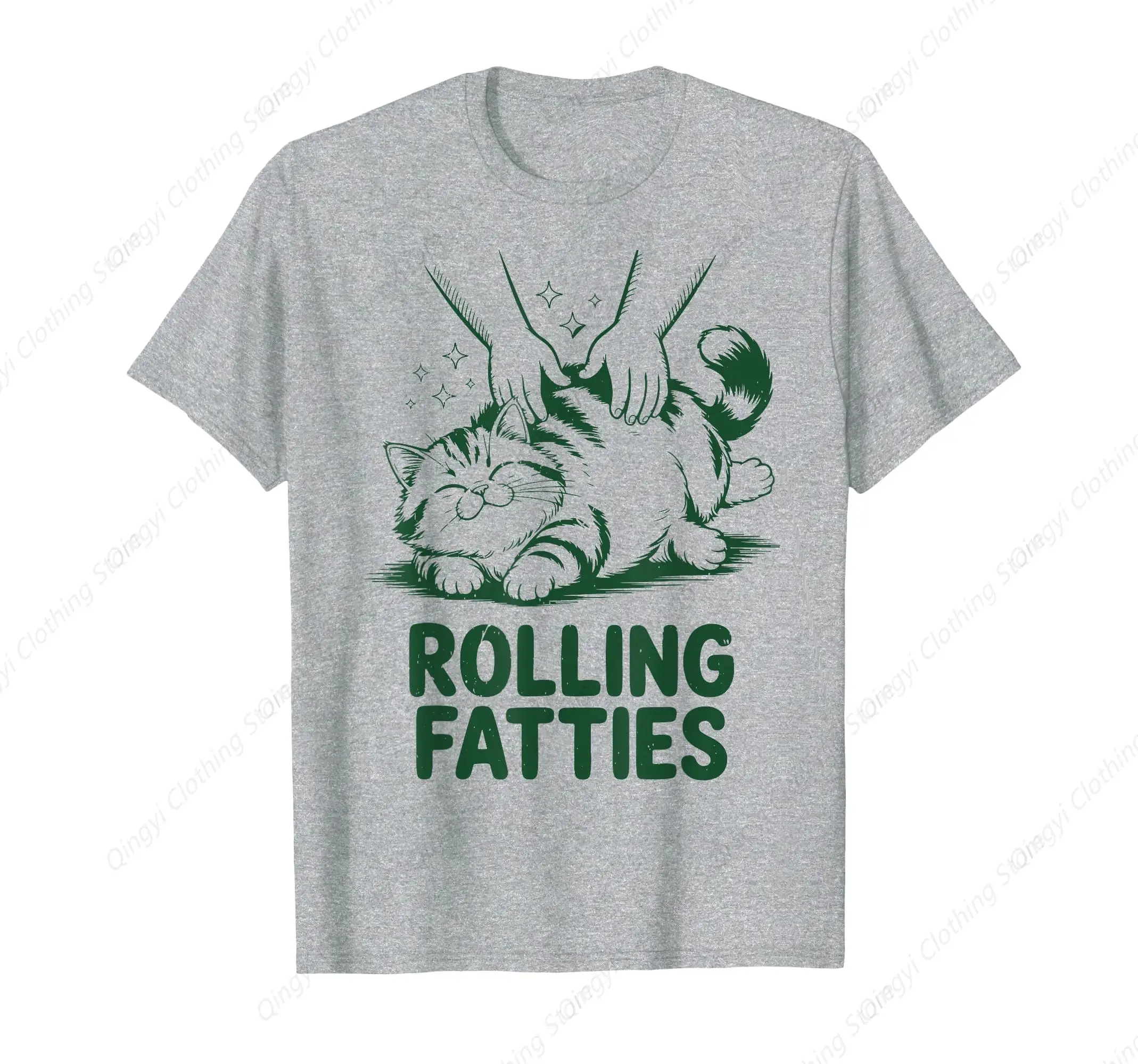 

Persian Cat-shirt Rolling Fatties Daddy Mom Men Women Funny T-Shirt