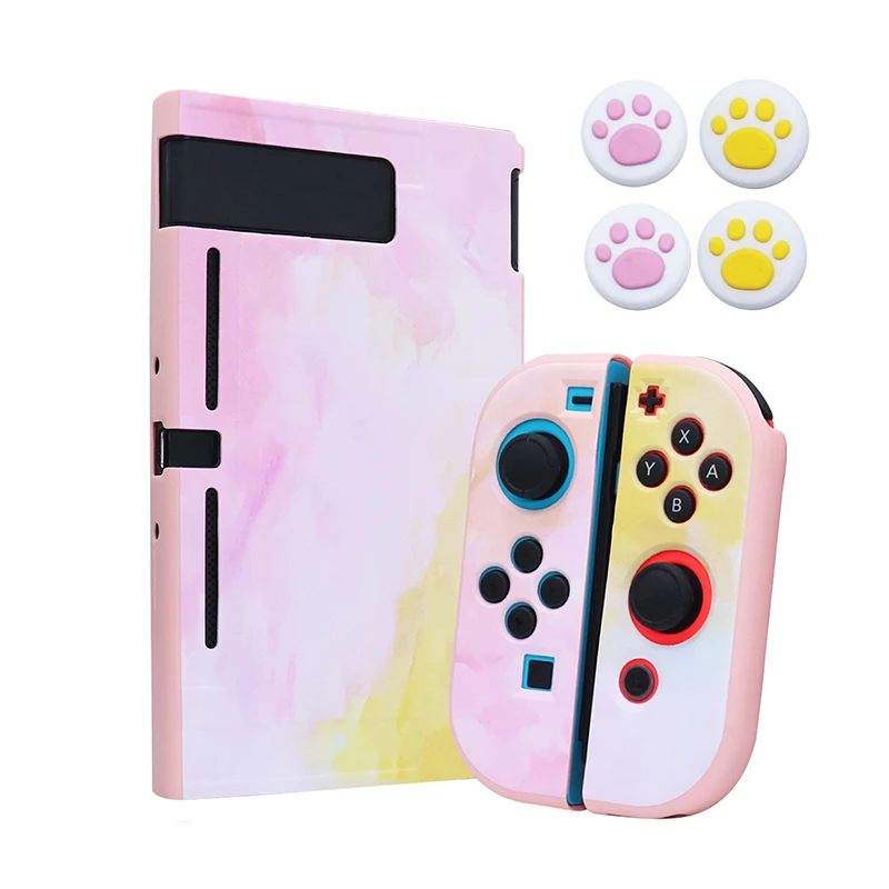 Casing Pelindung TPU Lembut untuk Nintendo Switch NS Pengendali Konsol Gamepad Joy Con Casing Kulit Sampul Penuh Aksesori Video Game