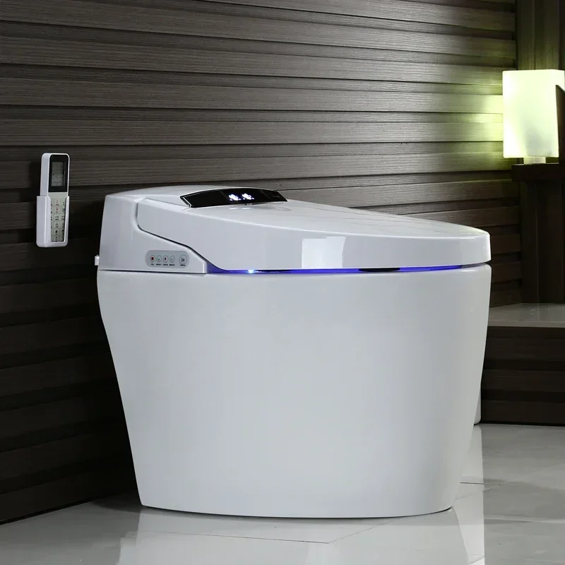 Floor Mounted Wc Automatic One Piece Toilet Bowl Intelligent Ceramic Smart Toilet Commode