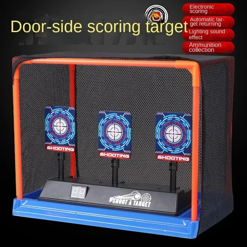 1o-targets-for-nerf-guns-auto-reset-electric-shooting-target-accessories-kids-sound-light-shooting-game-toys-precision-scoring